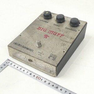 希少 electro-harmonix BIG MUFF π RAM'S HEAD エフェクター ビッグマフ ラムズヘッド FS36999 ビンテージ 楽器 機材 現状品■KC019s■