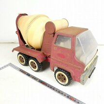 当時物 ブリキ おもちゃ ミキサー車 Tonka トンカ トラック 模型 自動車 全長約35cm 昭和レトロ コレクション品■ME033s■_画像1