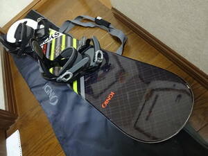 中古スノーボード　IGNIO Sycrone 151cm バイン付