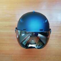 新品未使用 バイザー ヘルメット サイズ L（58cm～61cm）カラー マットブラック スノーボードヘルメット スキーヘルメット ゴーグル _画像1