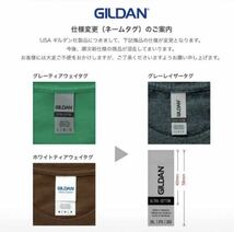 新品未使用 GILDAN ギルダン 8oz プルオーバーパーカー 無地かぶりパーカー 裏起毛 ゴールド L サイズ ビッグシルエット フード_画像10