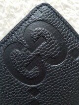 新品 GUCCI グッチ ジャンボGG ラウンドファスナー 長財布 ブラック 739484 AABY0 1000_画像7