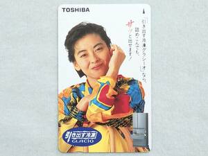 ◆中山美穂 TOSHIBA 東芝 テレホンカード テレカ 50度数 未使用 