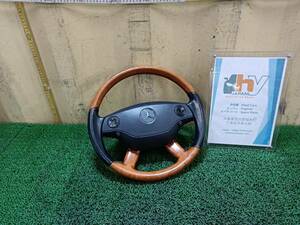  Mercedes Benz steering wheel air bag less S350 DBA-221056 221056 2006 #hyj NSP145205