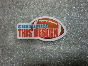 NFL CUSTOMIZE THIS DESIGN ステッカー 防水シール 