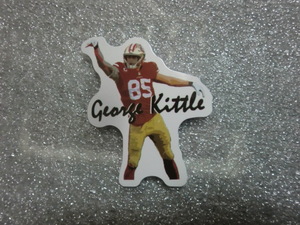 NFL Сан-Франциско 49ers George kitoru стикер водонепроницаемый наклейка 