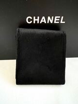 値下げ！新品未使用 CHANEL シャネル リップケース ミニポーチ 口紅入れ ノベルティ ポーチ ブラック 小物入れ_画像6