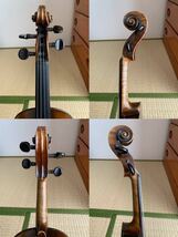 古いバイオリン フルサイズ 4/4 虎杢 ヴァイオリン_画像8