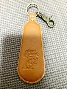  key case * Tochigi leather shoehorn key holder unused goods!