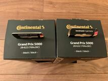 新品 コンチネンタル Continental グランプリ Grand Prix 5000S TR 28C ブラック2本セット_画像2
