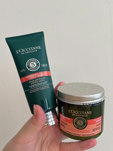 L'OCCITANE ヘアマスク＋ヘアミルク 2点