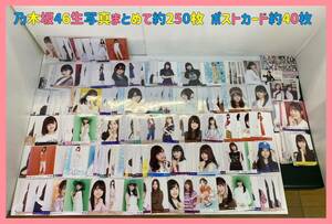 N116 【中古保管】乃木坂46 生写真 大量まとめて約250枚 ポストカード約40枚 アイドルグッズ 公式 いろいろ 現状お渡し