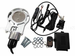 63mm электрический заменяемый muffler круглый открытие регулировка возможно клапан(лампа) глушитель универсальный дистанционный пульт переключатель есть ECV