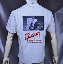 新品 M ギブソン ファイヤーバードV コットン100％ Tシャツ　半袖 ユニクロ・Gibson_画像1