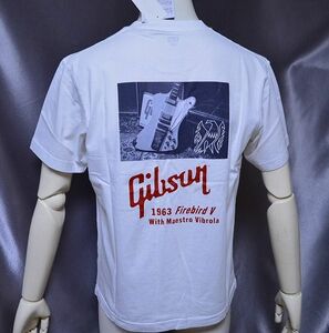 新品 M ギブソン ファイヤーバードV コットン100％ Tシャツ　半袖 ユニクロ・Gibson