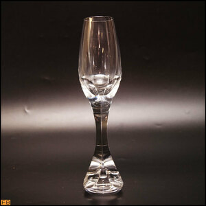 1381-廃盤品◆バカラ ネプチューン シャンパングラス クリスタル ワイン 希少 Baccarat