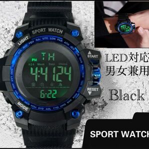 スポーツ腕時計　腕時計　時計　デジタル式 LED デジタル腕時計　デジタル 自転車　スポーツ アウトドア キャンプ　ランニング
