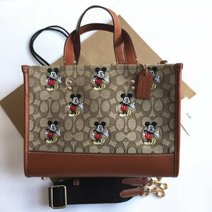 ☆新品☆コーチ/COACH バッグ CM198 ミッキー DISNEY X COACH 限定コラボ トートバッグ ハンドバッグ ショルダーバッグ アウトレット品