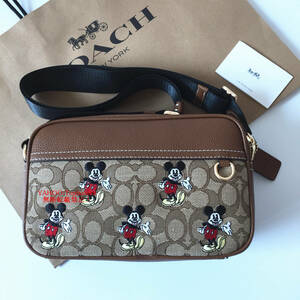 ☆新品☆コーチ/COACH バッグ CL960 DISNEY X COACH ミッキーマウス ショルダーバッグ グラハム クロスボディー レディース アウトレット品