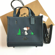 ☆新品☆コーチ/COACH バッグ CE849 Coach x Peanuts スヌーピーコラボ トートバッグ ショルダーバッグ ハンドバッグ アウトレット品_画像1