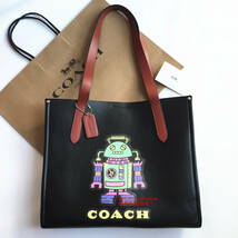 ☆新品☆コーチ/COACH バッグ CN602 コズミック リレー トート 34・ロボット トートバッグ ハンドバッグ 男女兼用 アウトレット品_画像1