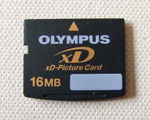 OLYMPUS xDピクチャーカード 16MB (MXD16P3 JAPAN by TOSHIBA) 撮影・記録・初期化確認済 _画像1