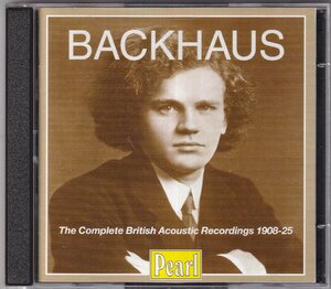Pearl　「The Complete British Acoustic Recordings 1908-25」　バックハウス(P)　2CD