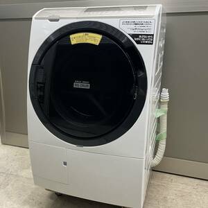 家財便 中古品　日立　HITACHI　BD-SV110FL　ドラム　洗濯機　乾燥機　ホワイト　　