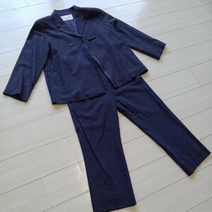 GIANNI LO GIUDICE パンツ スーツ 上下 ジャケット ボトムス レディースウール シルク 日本製