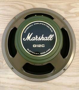 ＊Marshall/マーシャル/G 12C/Celestion/GREENBACK/スピーカー/16Ω/25W/BLETCHELEY ENGLAND/#1＊ 