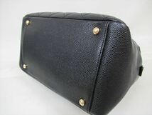 ☆中古・良品【CHANEL】シャネル ワンショルダー ハンド バッグ チェーン キャビアスキン ヴィンテージ ブランド_画像3