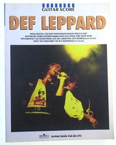 DEF LEPPARD　　デフ・レパード　ギタースコア　１９９６年　初版発行　シンコーミュージック