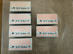 チョーク 馬印 100本入 黄2箱 青4箱 スクールチョーク★未使用