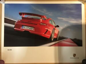 porsche ファクトリーポスター 2010 997GT3 ポスター 貴重品 911 ポルシェ