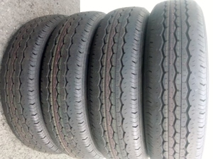 新車外し 195/80R15 107/105L LT BRIDGESTONE ECOPIAブリヂストンエコピア RD-613 STEEL 4本 200ハイエース NV350ボンゴ 2017年製 送料無料