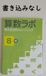 【書き込み無し】算数ラボ 8級 考える力のトレーニング 問題集