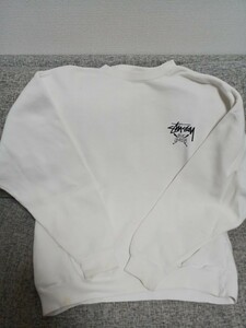 1円　STUSSY ステューシー スウェット トレーナー　サイズS　古着 アンティーク 黒タグ OLDSTUSSY オールドステューシー レア　希少