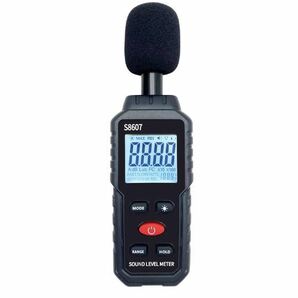 送料無料 未使用品 デジタル騒音計 サウンドレベルメーター デシベルモニター ノイズ 30-130db S8607の画像5