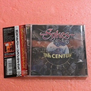 美品 CD 国内盤 帯付 ジョン サイクス 20th センチュリー john sykes 20th century