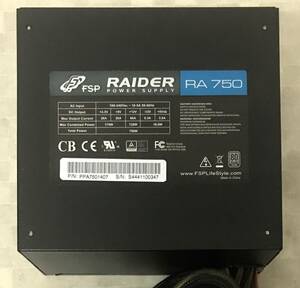 FSP RAIDER RA750 750W 80PLUS 動作確認済み