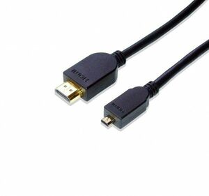 HDMI Micro HDMI 変換ケーブル 2m Ver1.4 イーサネット、3D、フルHD対応