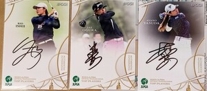 【安田、小倉、石井、鶴瀬、宮澤、申、他】EPOCH2023 JLPGA TOP PLAYERS 女子ゴルフ 直筆サインカード、デコモリサインカード、プロモ