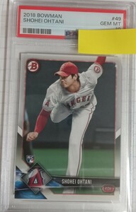 【PSA★最高評価GEM MT10】【RC】大谷翔平 2018 BOWMAN ＃49