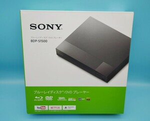 【中古品・美品】SONY BDP-S1500 ブルーレイディスク/DVDプレーヤー