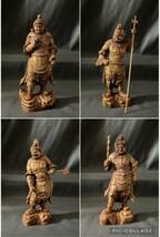 総柘植材 精密細工 古美術 時代木彫 仏教美術 薬師12神将像一式_画像9