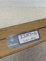 マーシャン エスポワール コーヒースプーン 6本セット 木箱付き　未使用_画像8