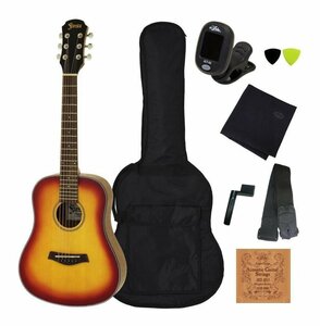 *Fiesta by Aria FST-MINI CS Cherry Sunburst Mini size * acoustic guitar akogi standard 8 point set * new goods including carriage 