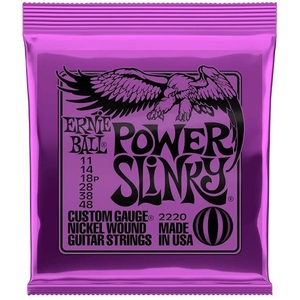 ★ERNIE BALL 2220 POWER SLINKY エレキ弦6SET★新品/メール便