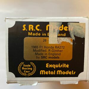 S.Ｒ.C. models 1/43 メタルキット F1　ホンダRA272 送料無料