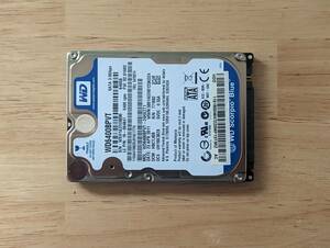 051503【動作確認済み】　WD HDD　2.5インチ 内蔵ハードディスク　640GB　